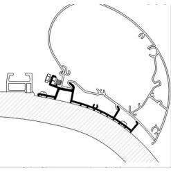 Thule Adapter Carthago Chic, Länge 4 M