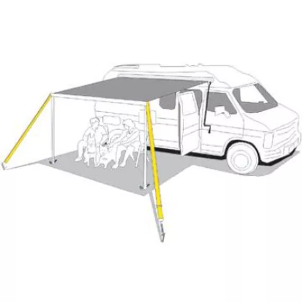 Sturmband Für Markisen Fiamma Tie Down, Black – Bild 2