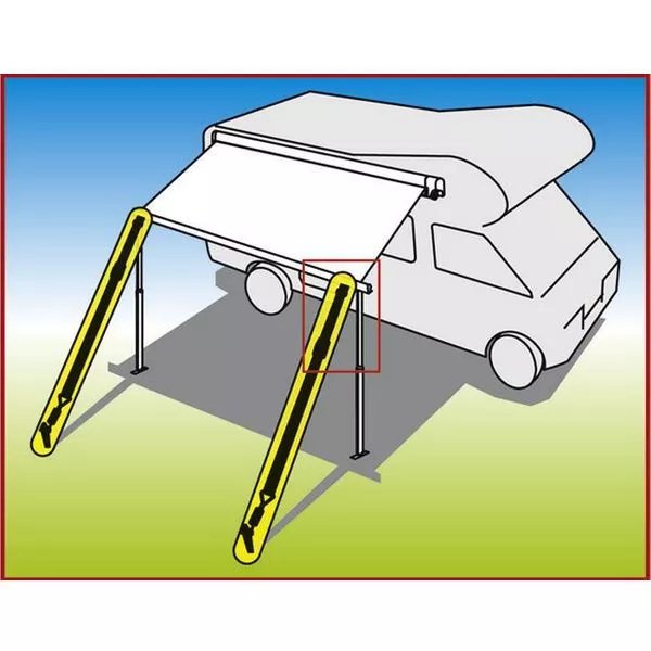 Sturmband Für Markisen Fiamma Tie Down S, Black – Bild 3