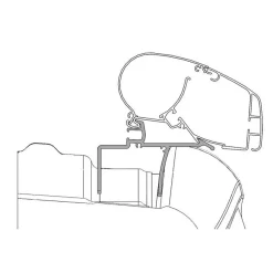 Dometic PR 2000 Markisen-Adapter Für VW Crafter / MAN TGE Ab Baujahr 2017