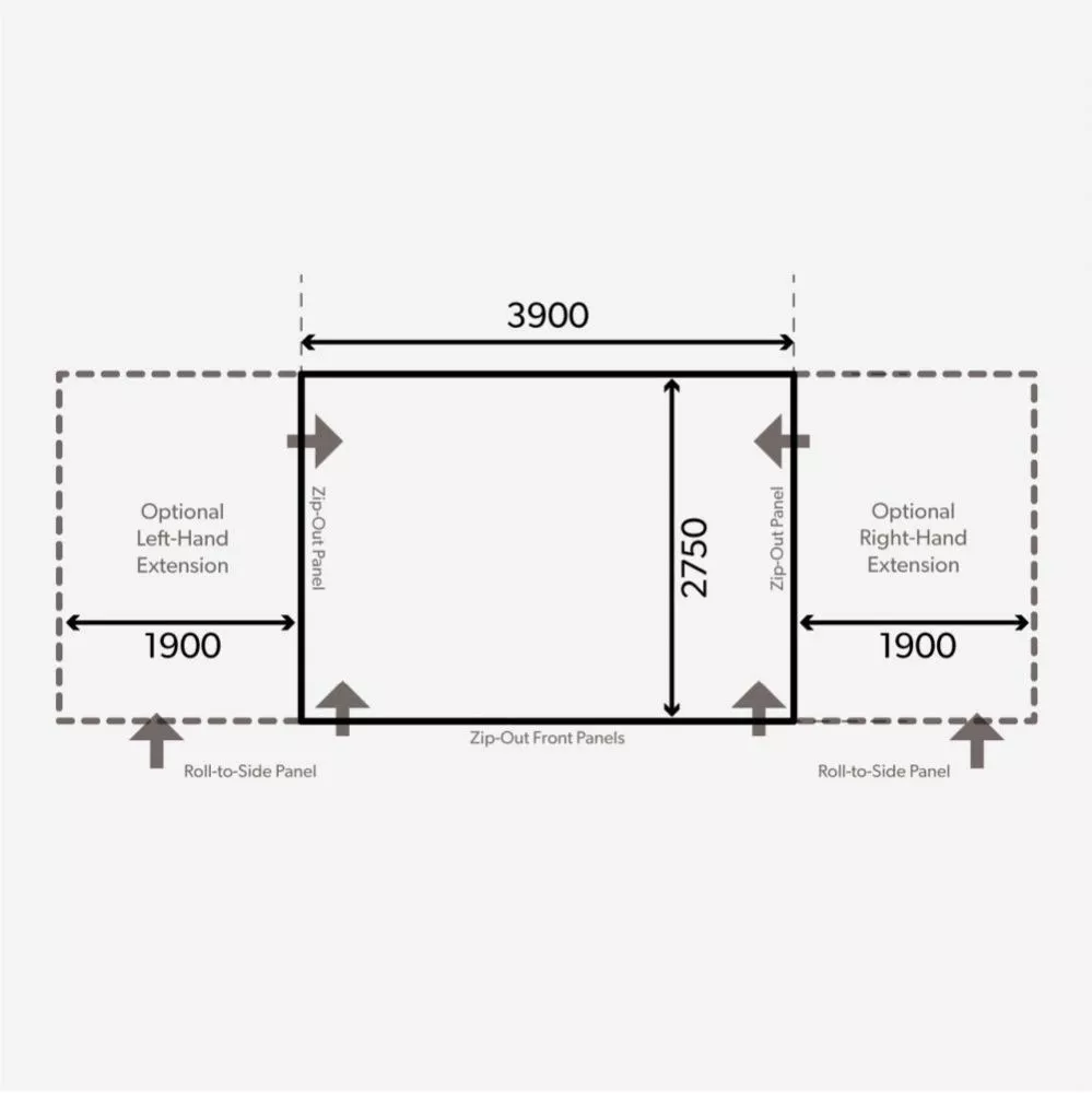 Aufblasbares Vorzelt Dometic Club Air Pro 390 S – Bild 9